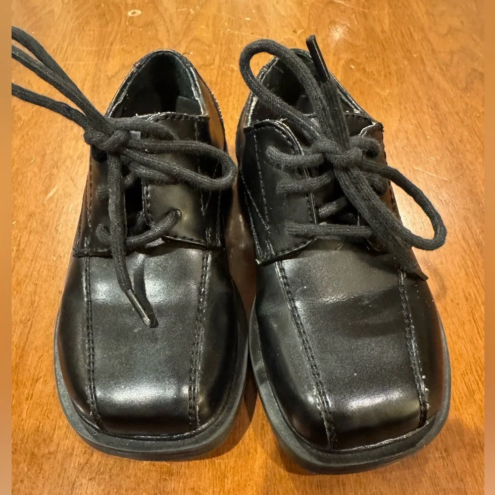 Deer Stags Gabe 6.5 Toddler Boy Dress Shoes Black